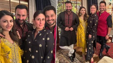 Diwali 2022: Soha Ali Khan Shares Pictures with Kareena Kapoor Khan, Saif Ali Khan, Kunal Kemmu From The Intimate Gathering