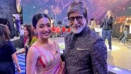 Goodbye: Rashmika Mandanna Shares Her Experience Working With Amitabh Bachchan (View Pic)