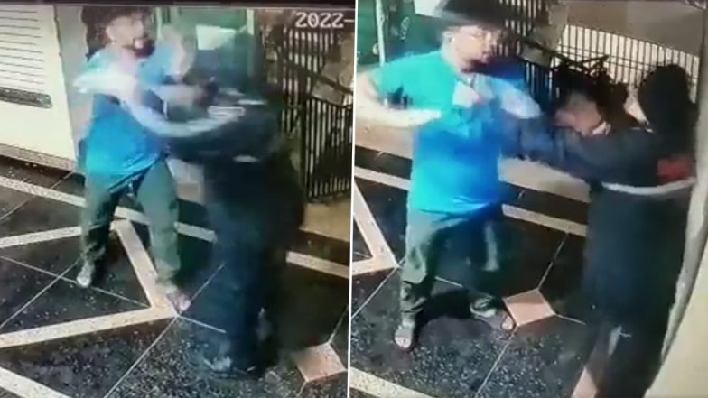 Video: Upset Over Inquiry, Man Rains Slaps on Security Guard at Windsor Paradise in UP’s Ghaziabad