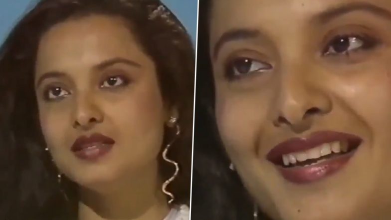 Rekha Birthday: Watch the Diva Beautifully Sing 'Mujhe Tum Nazar Se Giraa to Rahe Ho' in This Viral Throwback Video!