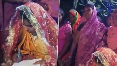 Video: Eloping Couple Caught by Villagers in Bihar’s Chapra, Later Married Off