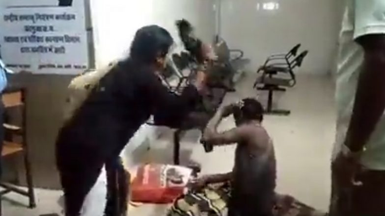 Video: Woman Slaps Man, Kicks Him for Questioning Her Over Turning Off Cooler in Chhattisgarh’s Ambikapur Medical College