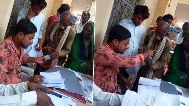 Video: Clerk Takes Bribe from Farmers to Prepare Samman Nidhi Documents in UP’s Lalitpur, Investigation Launched