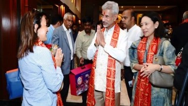 World News | Jaishankar Joins Foreign Envoys in Gujarat for Navratri Celebrations