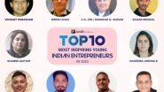 Business News | India's Top 10 Most Inspiring Young Entrepreneurs of the Year 2022 Honored by Fame Finders