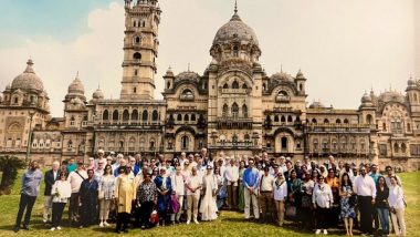 World News | Jaishankar Says Privileged to See Raja Ravi Verma Painting Collection at Laxmi Vilas Palace