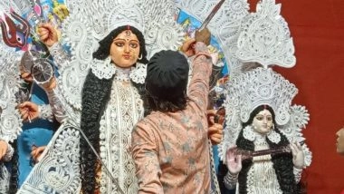 India News | Muslims Organise Durga Puja for Hindu Neighbours Showcasing Brotherhood in Kolkata