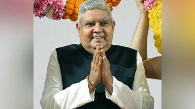 India News | VP Jagdeep Dhankhar to Host Dinner for Rajya Sabha Floor Leaders Tomorrow