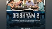 Entertainment News | 'Drishyam 2' Makers Offer 50 Pc Discount on Tickets Booked on October 2