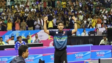 Sports News | World Team TT Championships: Indian Men's Team Continues Winning Streak, Defeats Germany in Second Group 2 Match