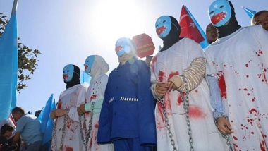 World News | Turkish Uyghurs Protest Against Chinese Occupation on Its 73rd National Day