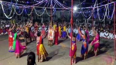 India News | Jail Inmates Play 'dandiya' to Celebrate Indore's Triumph as Cleanest City