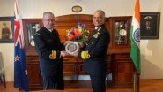 World News | India, New Zealand Navies Sign Pact on White Shipping Information Exchange