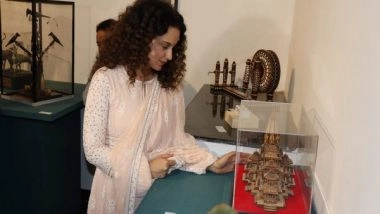 Entertainment News | Kangana Ranaut Bids on 'Ram Janam Bhumi' Mementos at Auction of PM Modi's Gifts
