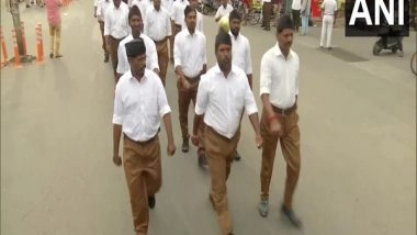 India News | More Than 600 RSS Members Stage March in Puducherry