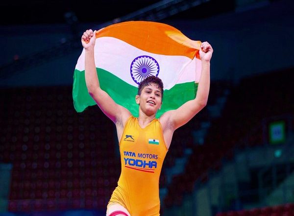 Sports News | National Games 2022: U20 World Champion Antim Panghal Wins Wrestling Gold