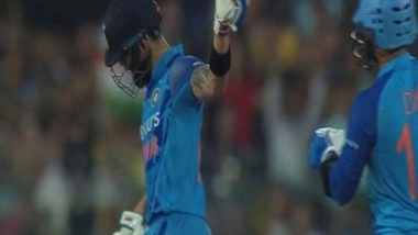 Sports News | Virat Declines Offer for Strike from Dinesh Karthik to Complete Fifty, Asks 'finisher' to Carry on the Carnage