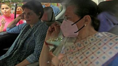 Bharat Jodo Yatra: Congress Interim President Sonia Gandhi Arrives in Mysuru, to Join March on October 6