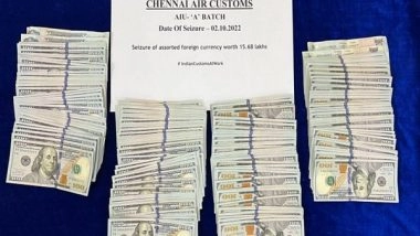 India News | Chennai: Customs Seize Foreign Currency Worth Rs 15.68 Lakh