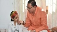 Navratri 2022: Uttarakhand CM Pushkar Singh Dhami Preforms 'Kanya Pujan' on Navmi