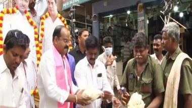 India News | Telangana: TRS Leader Distributes Liquor Bottles Ahead of Launch of KCR's National Party