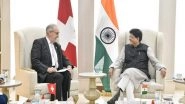 World News | Union Minister Piyush Goyal Meets Business Delegation Led by Swiss Minister