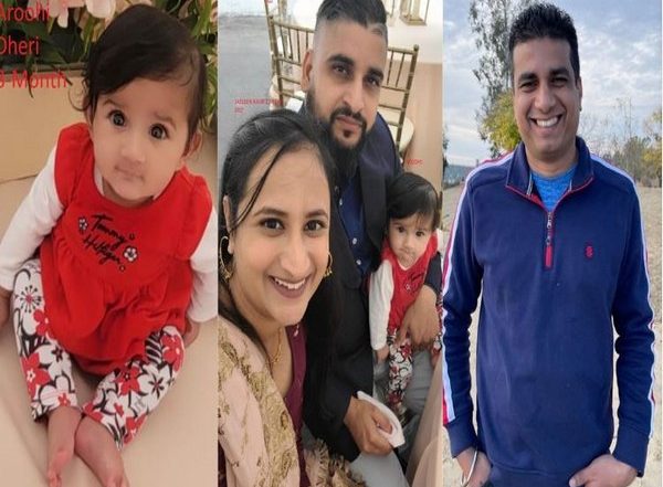 World News | Abducted Indian-origin Family in California: Officials Located Missing Uncle's Truck on Fire
