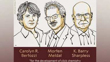 World News | Carolyn Bertozzi, Morten Meldal, Barry Sharpless Awarded Nobel Prize in Chemistry