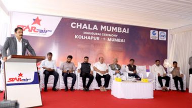 Business News | Star Air Launches Its Homecoming Flight to Kolhapur