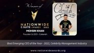 Business News | Business Mint Recognized Mohsin Khan, as Best Emerging CEO of the Year 2022 in Celebrity Management Category