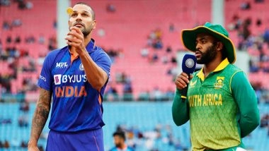 Sports News | India Win Toss, Opt to Field Against SA in First Rain-truncated ODI