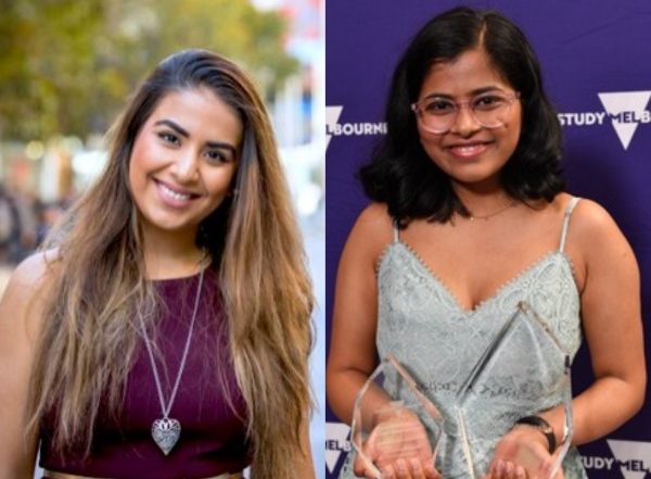 Indian Students Divyangana Sharma and Ritika Saxena Win Prestigious Victorian Premier's Award in Australia