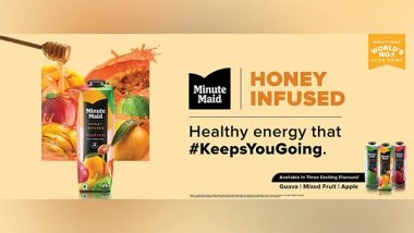 Business News | Minute Maid Introduces Honey Infused and Vita Punch Variants in Punjab