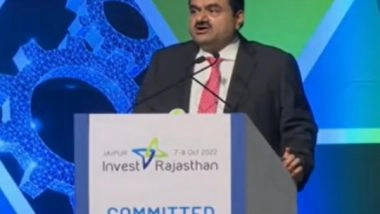 Business News | Adani Group Announces to Invest Rs 65,000 Cr in Rajasthan