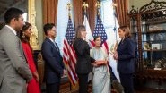 World News | Kamala Harris Administers Swearing-in Ceremony of Indian-American US Ambassador