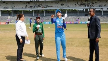 Sports News | Women's Asia Cup 2022: India Wins Toss, Opts to Bat First Against Bangladesh