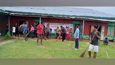 India News | Assam Rifles Conducts 'swachh Bharat Abhiyan' at Tuipang Village