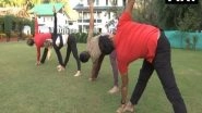 India News | Yoga Instructors from Singapore Visit Kashmir to Teach Health Science to Youngsters