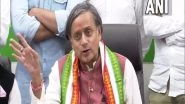 India News | Shashi Tharoor Calls Himself a Catalyst of Change in Congress