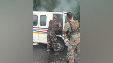 Indian Army Personnel Rescue 6 Civilians from Burning Van in Assam