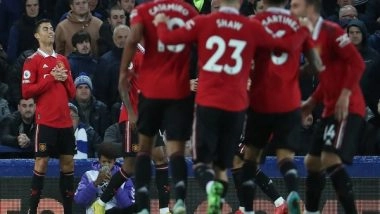 Sports News | Cristiano Ronaldo Nets 700th Club Goal to Guide Manchester United Past Everton