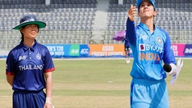 Sports News | Women's Asia Cup: India Captain Smriti Mandhana Wins Toss, Opts to Bowl Against Thailand