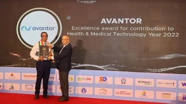 Business News | Avantor Receives Excellence Award for Contribution to Health and Medical Technology at IVLC 2022
