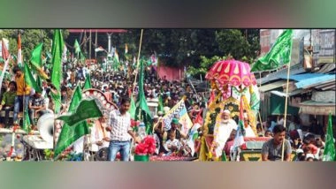 India News | J-K: Spiritual Gatherings, Rallies Fill Streets of Jammu on Eid Milad-ul-Nabi
