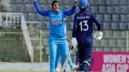 Sports News | Clinical India Finish at Top of the Table with Nine-wicket Win over Thailand in Women's Asia Cup 2022