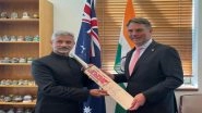 World News | Jaishankar Gifts Signed Bat from Virat Kohli to Australia Deputy PM in Special Gesture