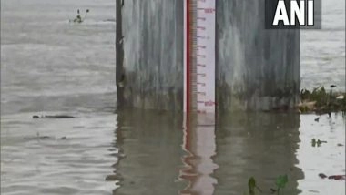 India News | Brahmaputra's Water Level Rises in Assam's Dibrugarh Due to Incessant Heavy Rainfall