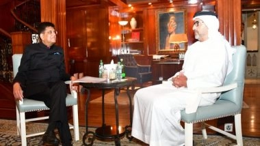 World News | India, UAE Relations Gaining Unprecedented Momentum: Union Minister Piyush Goyal