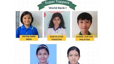 Business News | Indian Winners Shine in Mental Math World Cup 2022