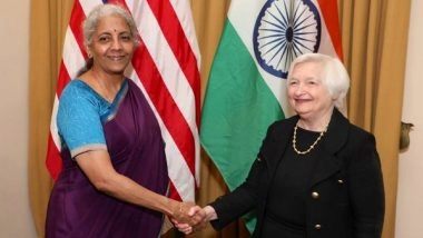 World News | Sitharaman Invites US Treasury Secretary Yellen to Visit India to Attend US-India Economic Meet